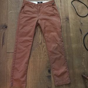 Vans Rust Brown Straight Fit Chinos